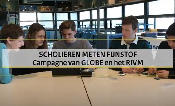 Scholieren meten fijnstof - campagne van GLOBE Nederland en het RIVM Scholieren meten fijnstof - campagne van GLOBE Nederland en het RIVM
